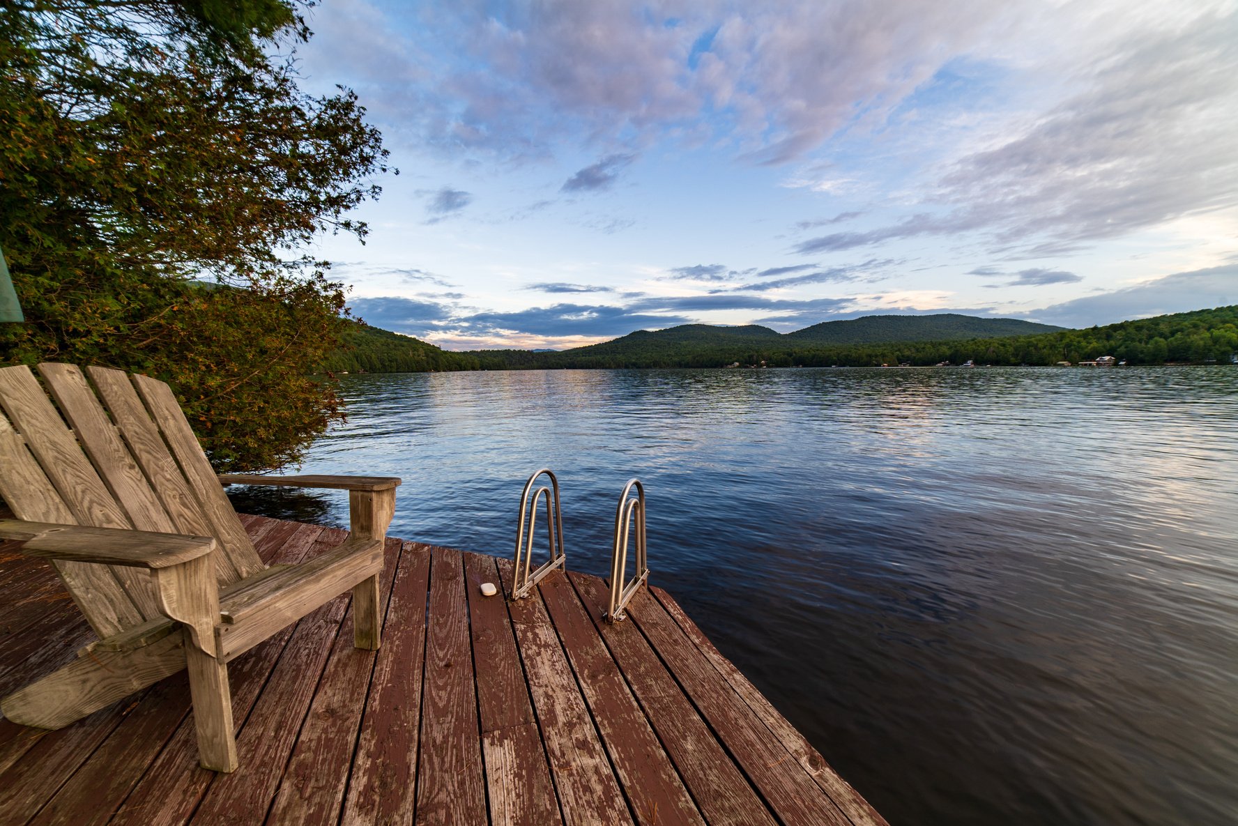 Adirondack Chair on Dock